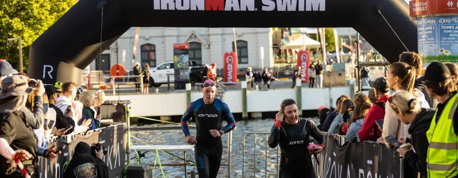 TasPorts welcomes Ironman 70.3 Tasmania athletes to the Port of Hobart