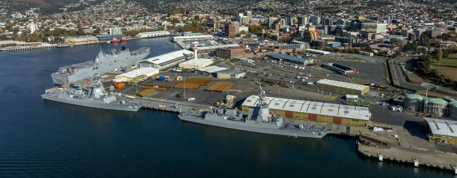 TasPorts welcomes the Australian Navy