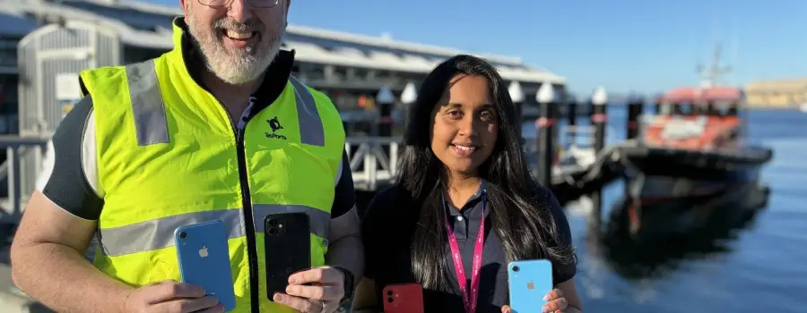 TasPorts donates refurbished phones to help women and children escape family violence safely