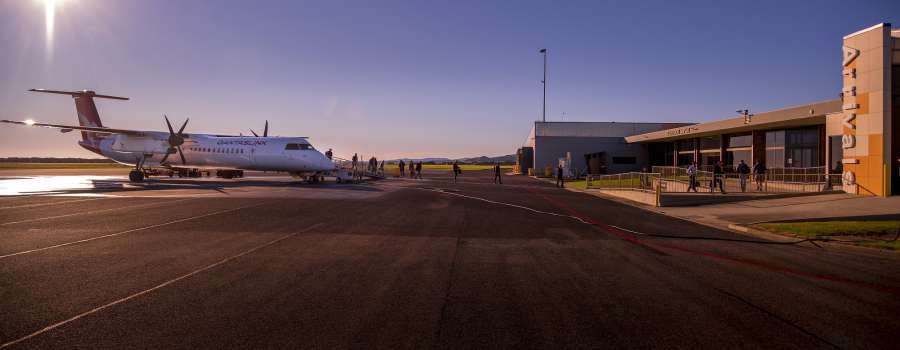 Flying start for Devonport as Qantas flights recommence