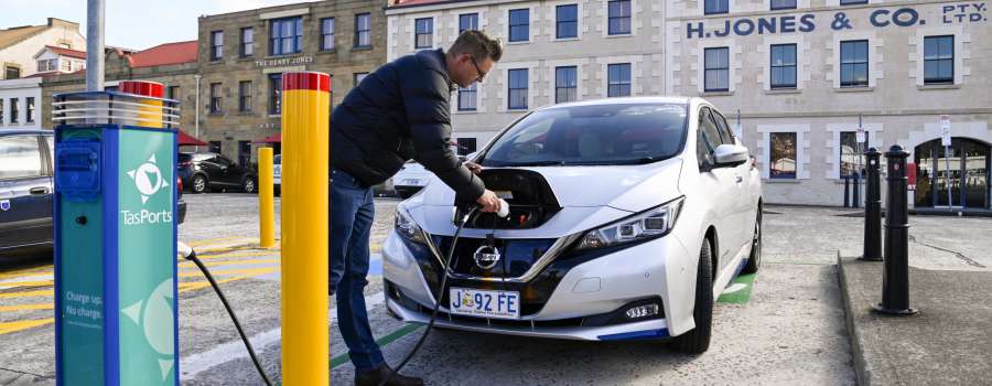 EV Chargers power up TasPorts’ sustainability commitment
